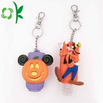 Halloween Series Silicone Travel Hand Sanitizer Holder Cover