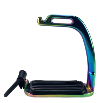 Rainbow Horse Riding Stirrups με καουτσούκ δαχτυλίδι