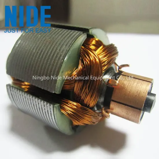 Small motor armature winder rotor coil winding machine