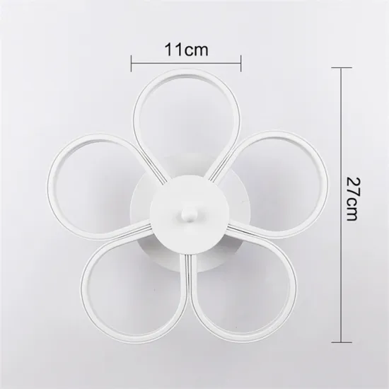 new led white acrylic wall lamp