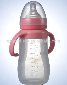 Good ieka BPA Free Wide Neck Silicone Baby Bottle