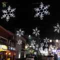 Outdoor Street Motif Light Led Christmas Snowflake Rope