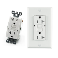 2022 White 20Amp TR WR Self-test Socket Receptacle