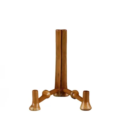 Bamboo Plate Rack - Practical Home and Dining Organizer