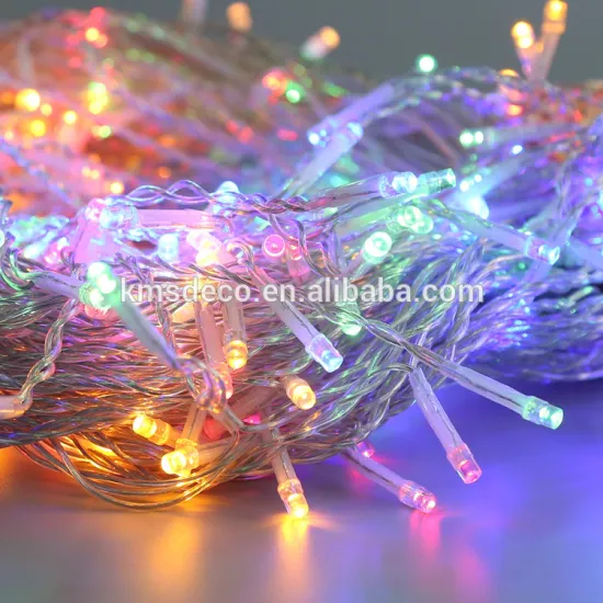 outdoor 200 led christmas lights multicolor with clear wire shop decoration