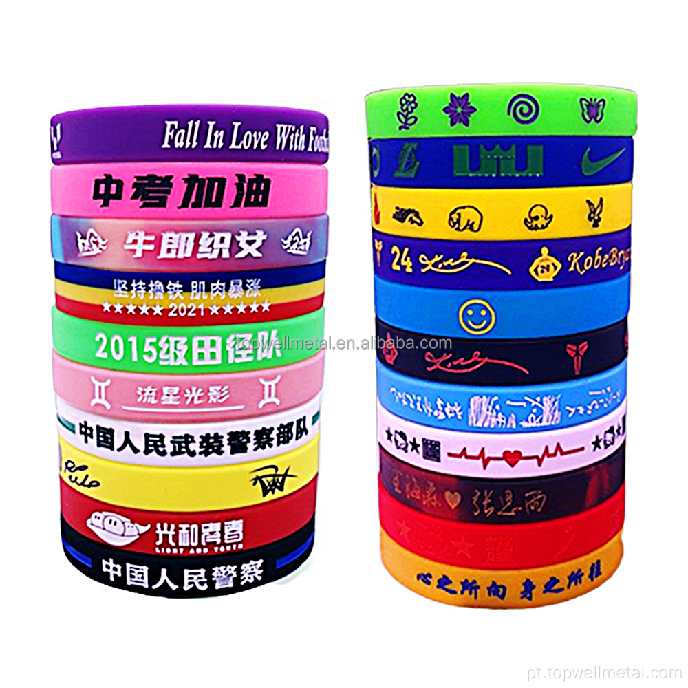 Hot Sale Circle Fashion Sports Anti-Drop Silicone Bracelet