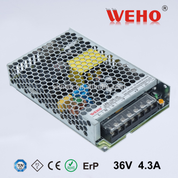 WEHO 30 mm Low -Profile -Design -Schaltnetzversorgung 150 W 36 V 4,3A SMPS