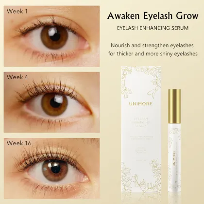 Unimore Korean Lash Serum: Oil-Free Natural Eyelash Growth Serum for After Lash Lift