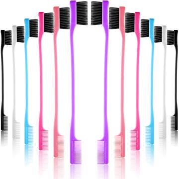 Double Sided Hair and Eyebrow Edge Control Brush Combo Pack