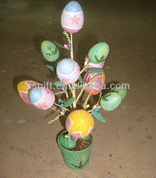 faddish hand-painted decorative hanging easter egg