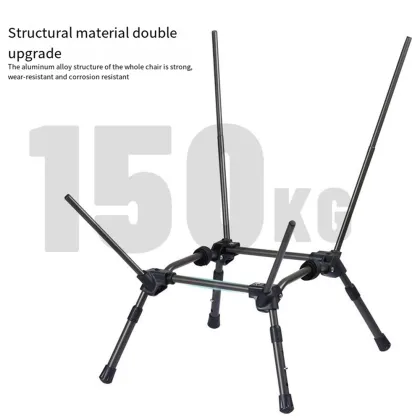 Portable Lightweight Camp Chairs Camping Aluminum Reclining Chair Camping Moon Chair