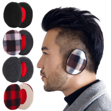 1Pair Bandless Ear Muffs Winter Thick Warm Fleece Ear Muffs Ear Covers Women Men Ourdoor Cold Weather Windproof Ear Warmer