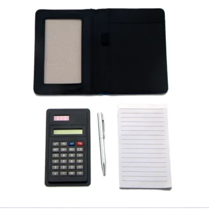 8 Digits Multi-functional Notebook Calculator with Pen