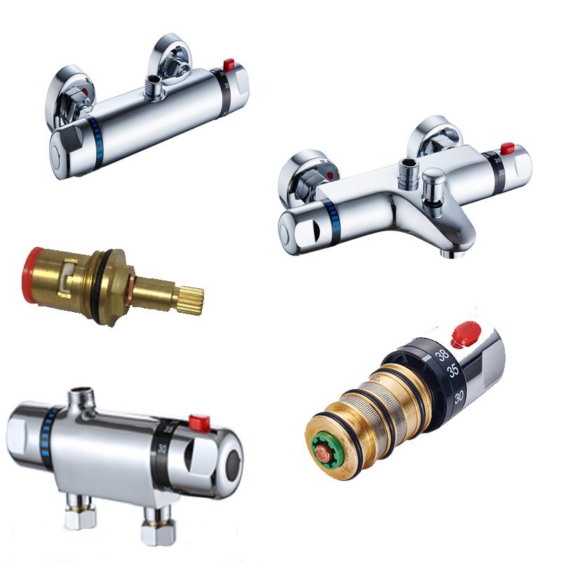 Thermostatic Valve Faucet Cartridge Bath Mixer Tap Shower Mixing Valve