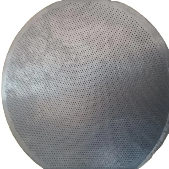 SS316L Stainless Steel Perforated Metal Sheets 1.0mm Thickness 0.5mm Hole for Sugar Industry
