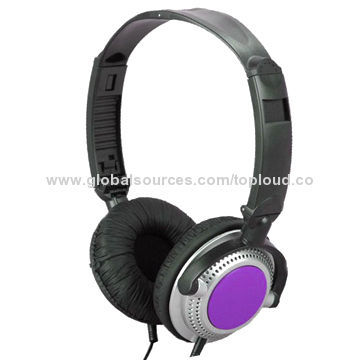 Stylish Stereo Headphones for Computers with 3.5mm Plug