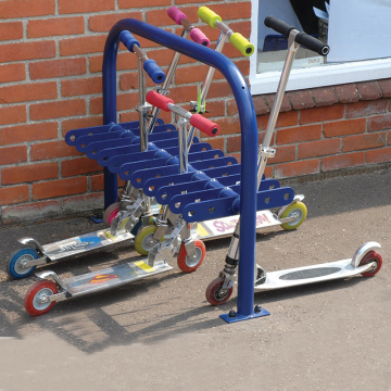 Children's Balance Vertical Scooter Racks Parking Stand Rack for Schools