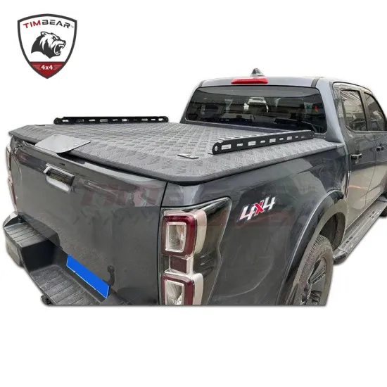 Aluminum Alloy Sports Tonneau Cover with Hydraulic Rod for Isuzu D-MAX 2021-2023