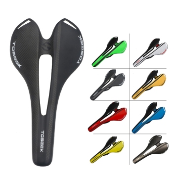 TOSEEK full carbon fiber bike bicycle saddle road mountain bike saddle front seat MTB  bike parts
