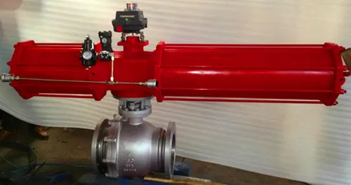 Pneumatic Actuated Ball Valves,150LB,CF8