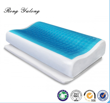 2018 health beauty visco-elastic head support sleeping memory foam cool gel pillow