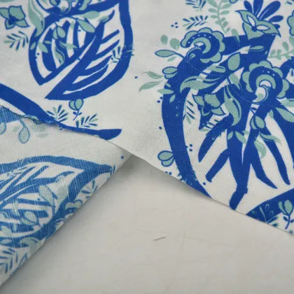 Linen Cotton Blend Fabric for Clothing