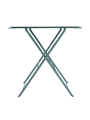 Tavolo a doghe rettangolare pieghevole in metallo da 71 * 52 cm