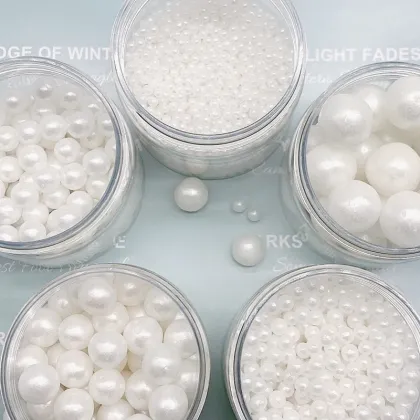 White Pearl DIY Baking Sprinkles for Cake Decorating