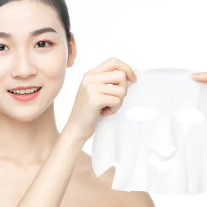 High Quality 100% Pure Cotton Face Mask and DIY Compressed Facial Mask for Smooth Skin Care