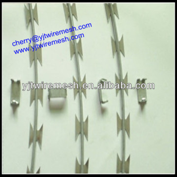 Factory Hot dip Galvanized Razor wire (ISO9001,SGS,BV )