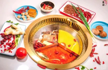 Commercial induction cooker smokeless hot pot table