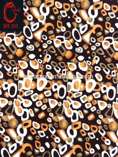 new 4 way stretch printed fabric, popular spandex fabric, lycra printed fabric