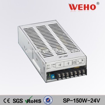Weho 6.3A ac/dc PFC Function single output 24v 150w power supply