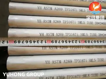 ASTM A269 TP316Ti Stainless Steel Seamless Pipe