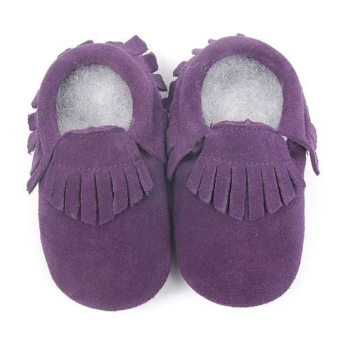 mocassins bébé en cuir souple