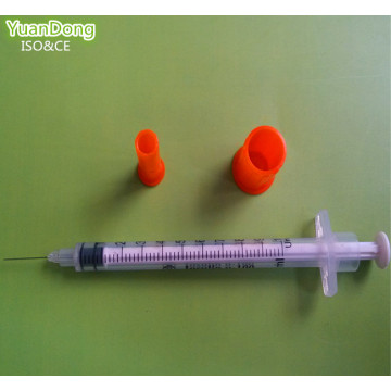 Disposable Insulin Syringe 1Ml With Needle Attached