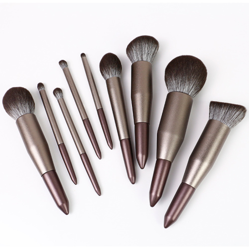 I-8pcs i-makeup brush isetyenziselwa ukwenza i-label yangasese ibrashi