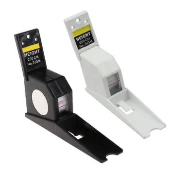 Retractable Height Measurement Tape - 2m Wall-Mounted Stadiometer