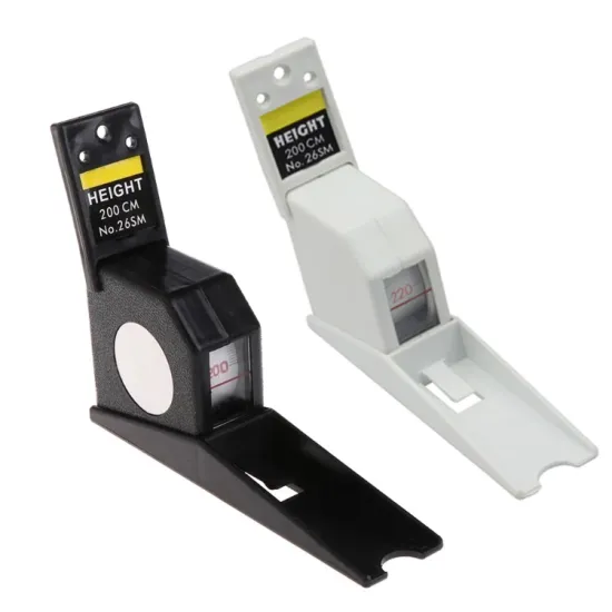 Retractable Height Measurement Tape - 2m Wall-Mounted Stadiometer