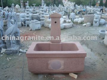 stone fountain,washing facility