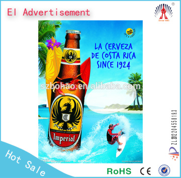 types of outdoor advertising/beer advertising products/innovative el advertising