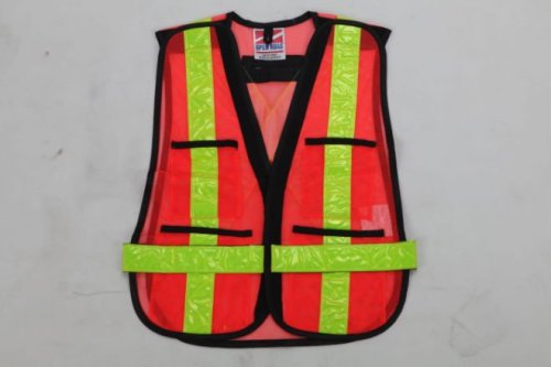 high visibility reflective safety mesh serious vest