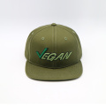 Army Green 3D Stickerei Snapback Hut