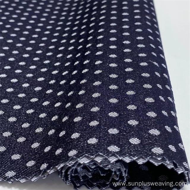 Denim Jacquard spandex jacquard fabric for women's dresses