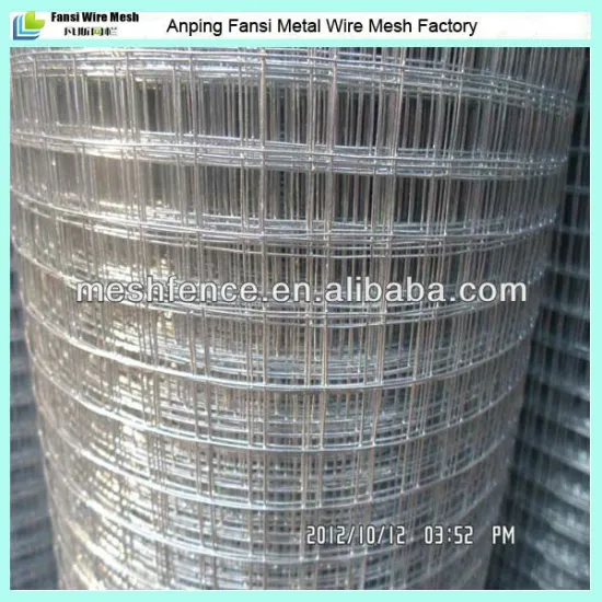 1 4 inch galvanized welded wire mesh fence in 12 gauge