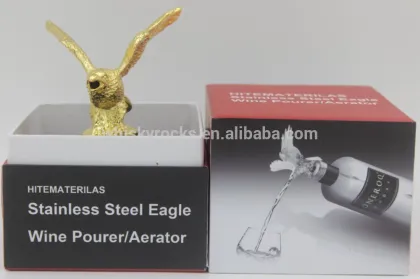Zinc alloy eagle wine poure