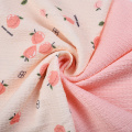 Tejido Jacquard Crinke con impresión digital para prendas de vestir