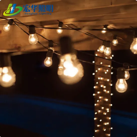 Hot Sale S14 G45 Glass Globe Lights E26 E27 String Connectable Festoon Outdoor Light