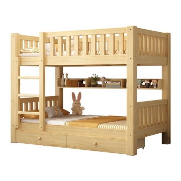 Affordable Staff Dormitory Solid Wood Bunk Beds and Cribs