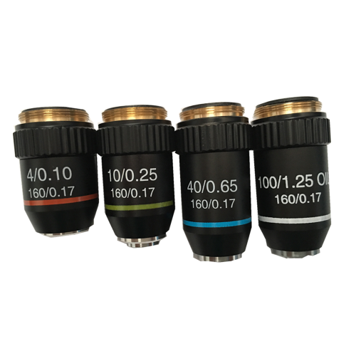 Microscopio de alta calidad de objetivo 10x lente